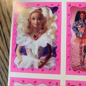 Vintage Hallmark ERROR on Barbie Valentines for Classroom Exchange..1994